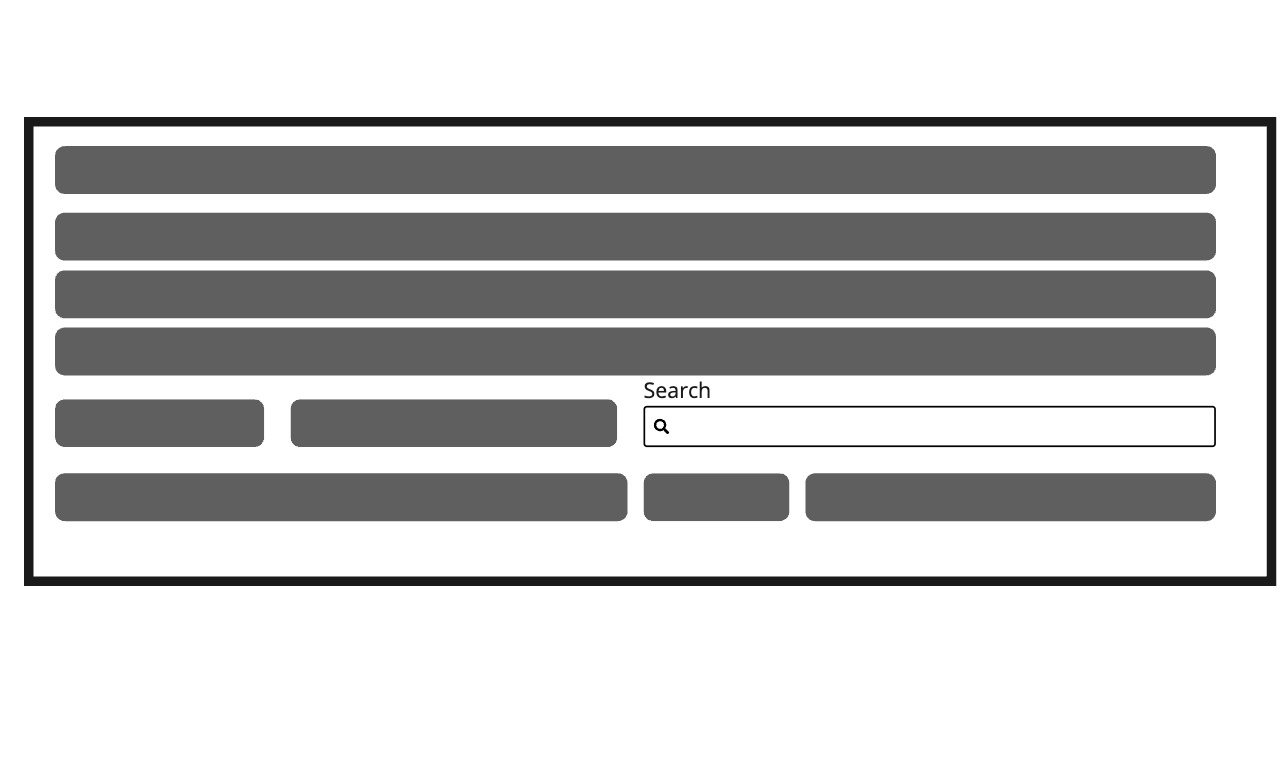Don’t place the search field in an obscure location